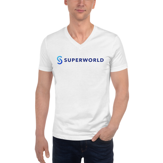 Unisex Short Sleeve V-Neck T-Shirt