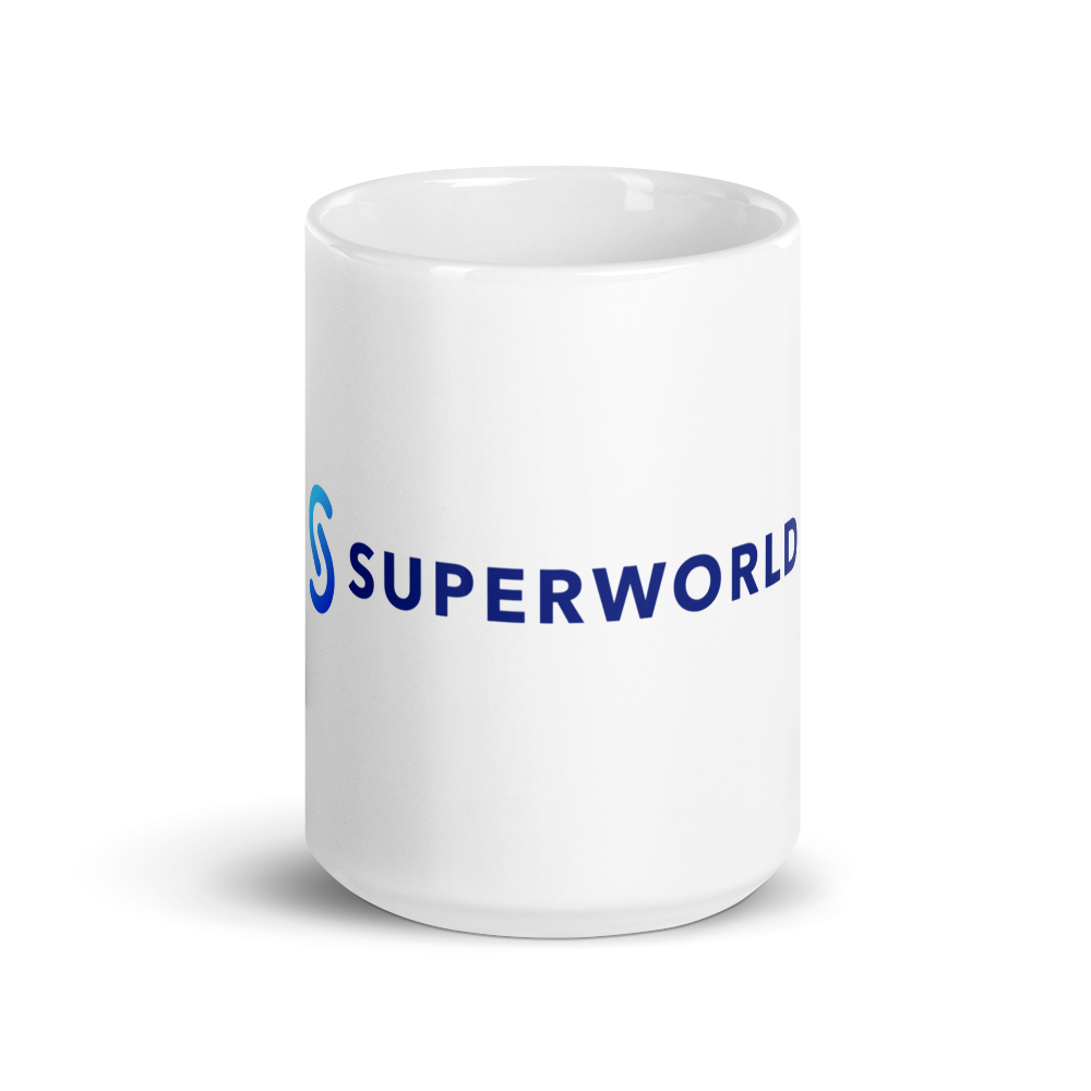 SuperWorld White Gloss Mug