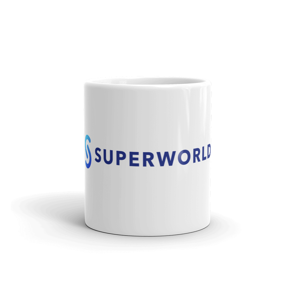 SuperWorld White Gloss Mug